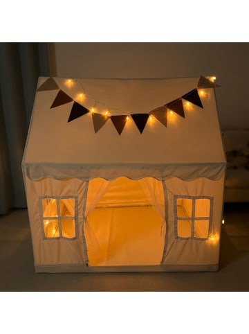 relaxdays Spielzelt in Beige - (B)125 x (H)130 x (T)95 cm