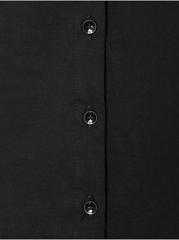 More & More klassische 1/2 Arm Baumwollstretchbluse in black
