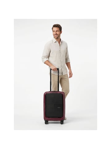 Redolz Essentials 17 2.0 4 Rollen Kabinentrolley 55 cm Laptopfach burgundy