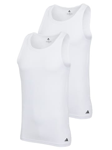 adidas T-Shirt Tanktop Basic 2P in White