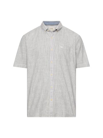 Camel Active Kurzarmhemd mit Kontrastdetails in Offwhite