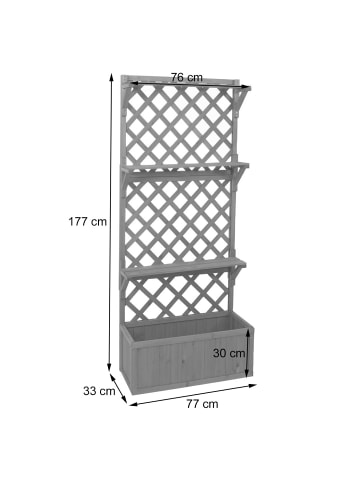 MCW Hochbeet P69, Braun