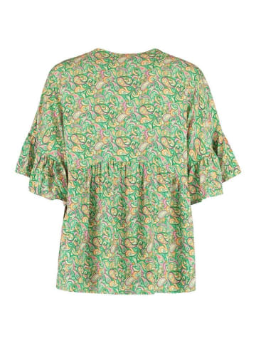 Zabaione Halbarmbluse in grass green