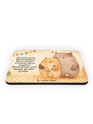 Mr. & Mrs. Panda Magnet Bären Liebe Design mit Spruch in Weiß