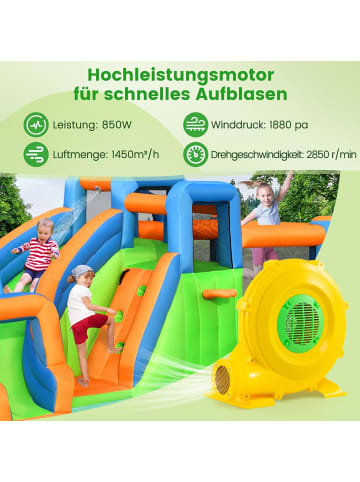 COSTWAY 850W Gebläse für Hüpfburg in Gelb