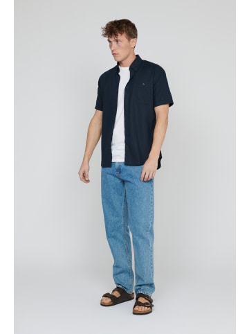 Matinique Kurzarmhemd MAtrostol Gerade Passform in Dark Navy