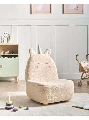 Kindersessel LULEA in Beige/Braun - (W) 50 x (H) 75 x (L) 54 cm