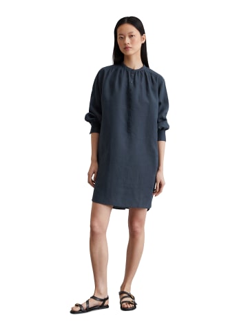 Marc O'Polo Leinenkleid relaxed in muted blue