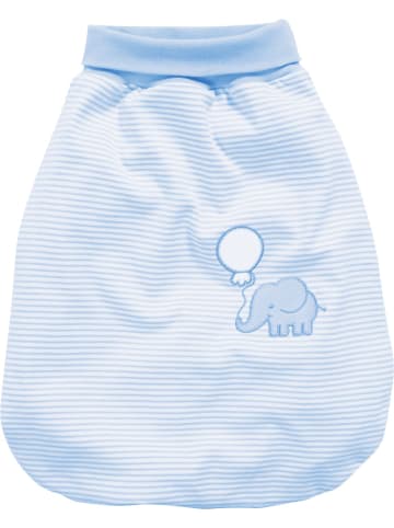 Schnizler Strampelsack Interlock Elefant in Bleu