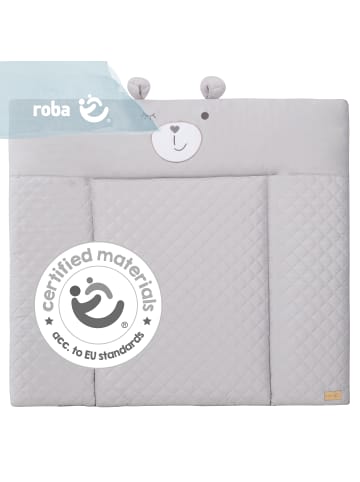 roba Wickelauflage 'roba Style' - Bärengesicht - Silbergrau