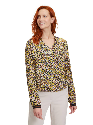 Betty Barclay Schlupfbluse mit Muster in Black/Yellow