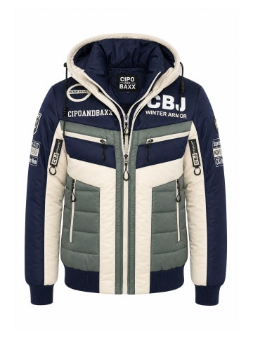 Winterjacke CM234 in NAVYBLUE-BEIGE