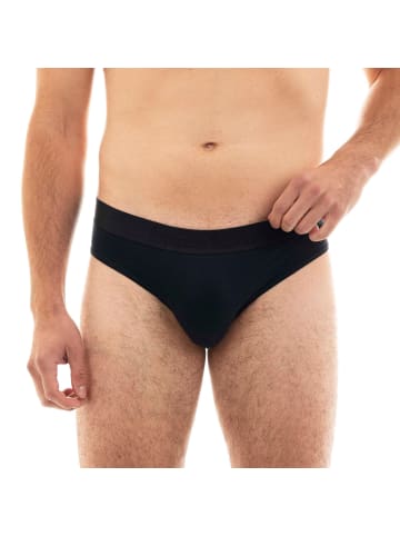 Bruno Banani Slip 2er Pack in Schwarz