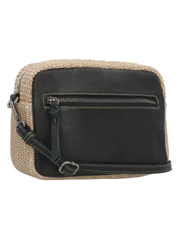 FREDs BRUDER Sea You Soon Umhängetasche Leder 22 cm in black-camel