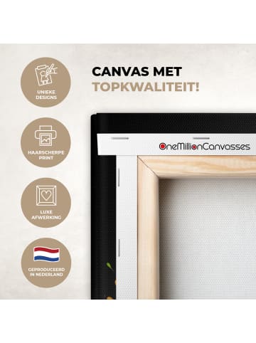 MuchoWow Leinwand bilder Geschmackvolle Löffel (BxH)