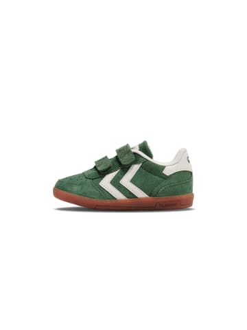 Hummel Hummel Sneaker Victory Suede Kinder in HEDGE GREEN