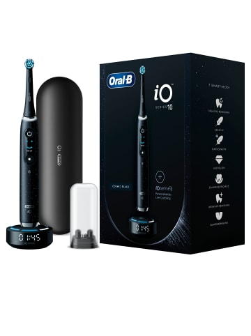 Oral-B Elektrische Zahnbürste "iO Series 10 + Lade-Reiseetui" in Schwarz