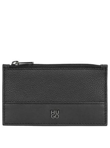 HUGO Quantic Zip - Kreditkartenetui 4cc 12.5 cm (black) in schwarz