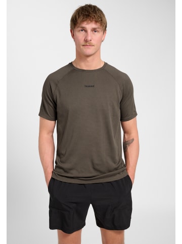 Hummel T-Shirt Raglanärmel Hmlmomentum Multisport Herren in MAJOR BROWN