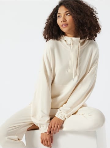 Schiesser Kapuzenpullover Mix & Relax Lounge in Beige