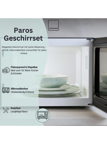 Sänger TAFELSERVICE PAROS - 12 teilig aus Steingut