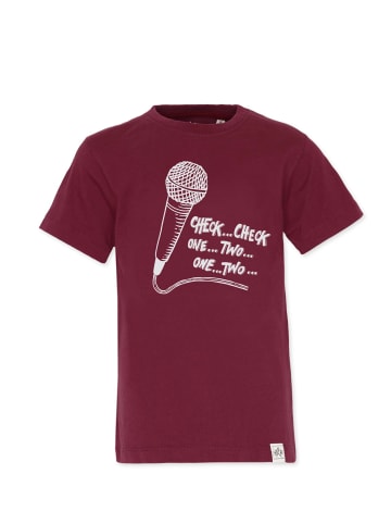 Band of Rascals T-Shirts " Check Check " in bordeaux