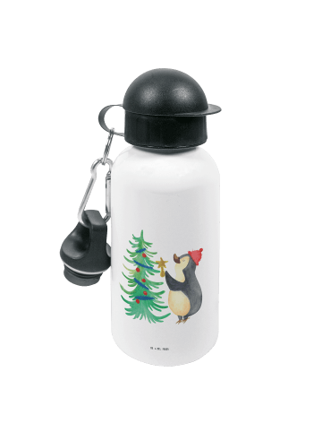 Mr. & Mrs. Panda Kindertrinkflasche Pinguin Weihnachtsbaum ohne ... in Weiß
