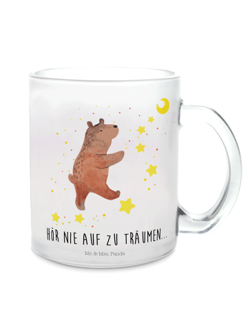 Mr. & Mrs. Panda Tee Tasse Bär Träume mit Spruch in Transparent