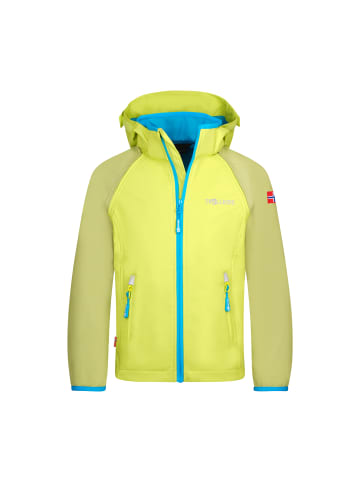 Trollkids Softshell Jacke Zip Off "Rondane" in Hellgrün/Kiwigrün