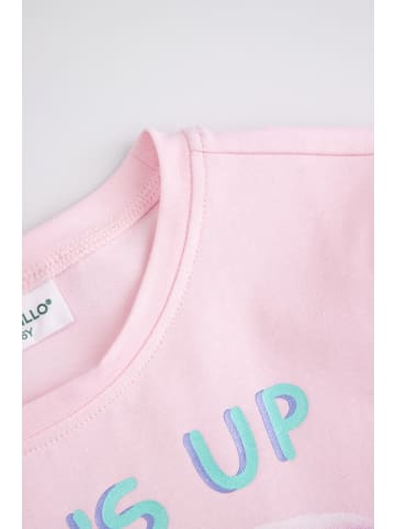 Coccodrillo T-Shirt mit kurzen Ärmeln in rosa