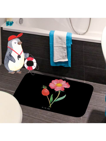 Mr. & Mrs. Panda Badvorleger Blume HageRundunge ohne Spruch in Schwarz
