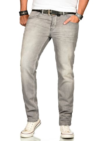 Alessandro Salvarini Jeans A. Salvarini Herren Jeans Blau Multi AS170-AS174 in Grau