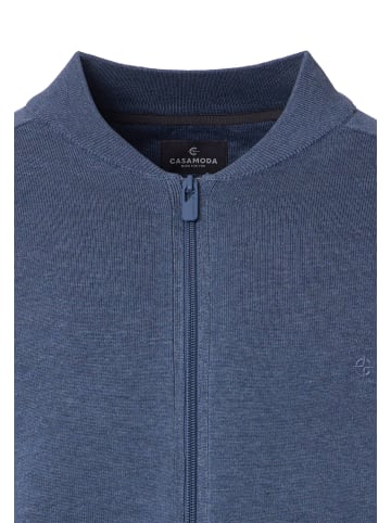 Casa moda Strickjacke Basic in Blau
