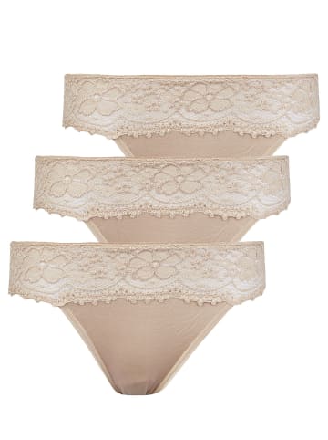 Nina von C. 3er Pack Jazzpant in latte macchiato