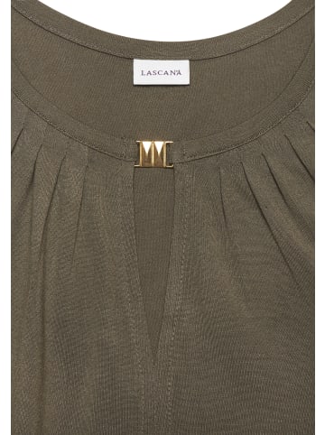 LASCANA Tanktop in taupe