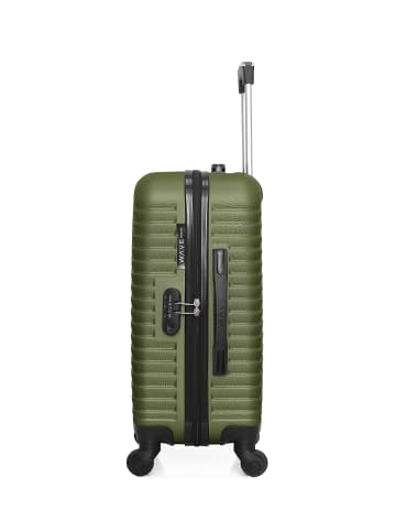 WAVE PARIS Hartschalen Handgepäck LENA in Khaki (37L)