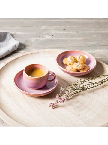 like. by Villeroy & Boch Espressotasse mit Untertasse Perlemor Coral 60 ml in rosa