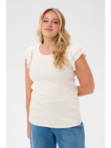 KAFFE curve Ärmellose KCcarina Tight fit in Chalk