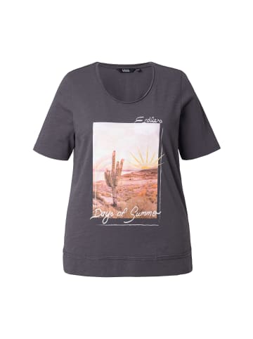 Ulla Popken Shirt in graphitgrau