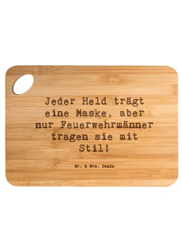 Mr. & Mrs. Panda Brett Spruch Stilvolle Feuerwehrmann mit Spruch in Braun