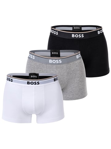 BOSS Boxershort 3er Pack in Weiß/Grau/Schwarz