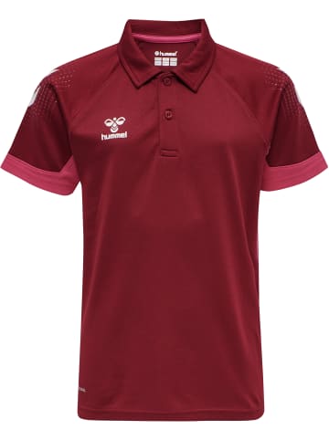 Hummel Hummel Polo Hmllead Multisport Unisex Kinder Atmungsaktiv Feuchtigkeitsabsorbierenden in BIKING RED