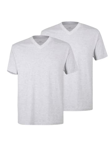 Götzburg T-Shirts 2er Pack in Grau melange