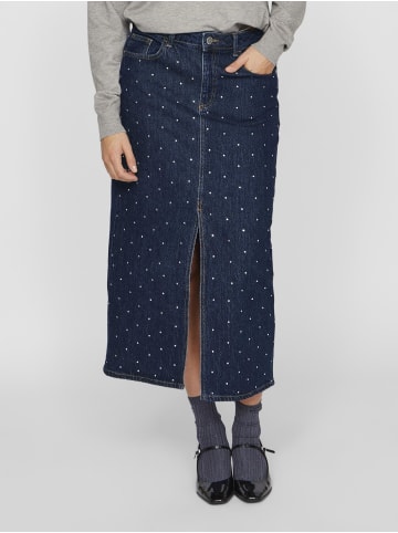 Vila Midirock in Dark Blue Denim