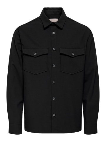 ONLY & SONS Overshirt in Black