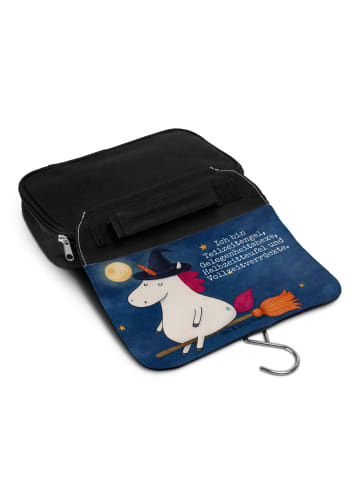 Mr. & Mrs. Panda Kosmetiktäschchen Einhorn Hexe Design mit Spruch in Weiß