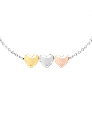 s.Oliver Armband Tricolor Hearts in silber