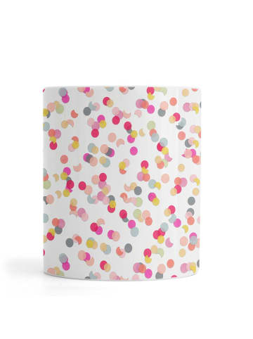 Juniqe Tasse "Confetti Mix Pink" in Bunt