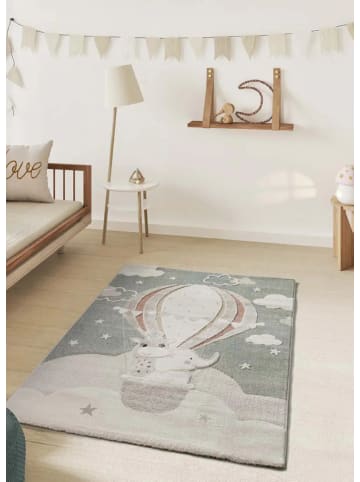 Atticgo Kinderteppich CLOWN in grün