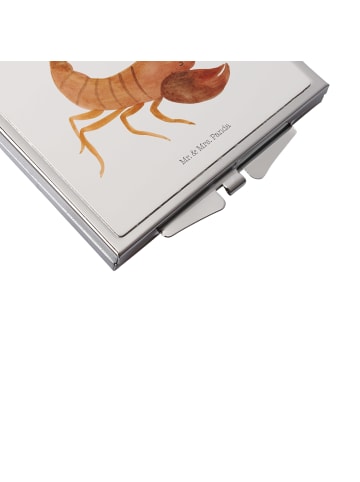 Mr. & Mrs. Panda Schminkspiegel Sternzeichen Skorpion ohne Spruch in Weiß